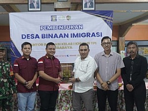 Imigrasi Surabaya Bentuk Desa Binaan untuk Cegah TPPO dan TPPM