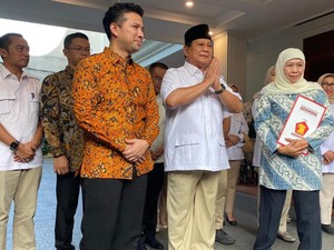 Prabowo Resmi Umumkan Gerindra Usung Khofifah-Emil di Pilgub Jatim