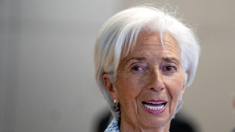 European Commission President Ursula von der Leyen talks to the press as she arrives for the EU-Western Balkans summit in Tirana, on December 6, 2022. (Photo by Ludovic MARIN / AFP)