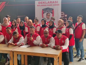 Relawan Deklarasi Dukung Anies Baswedan Maju Pilgub Jakarta