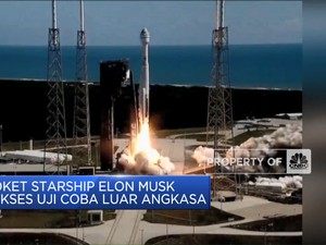 Video: Roket Starship Elon Musk Sukses Uji Coba Luar Angkasa