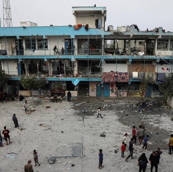 Penampakan Terkini Sekolah PBB Dibombardir Israel di Gaza