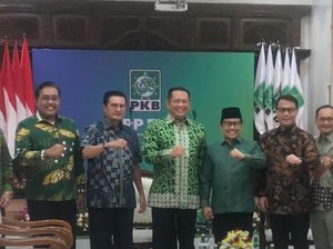 Cak Imin Sambut Kedatangan Pimpinan MPR, Ada Bamsoet-Basarah