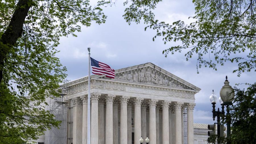 FILE - Supreme Court is seen on Capitol Hill in Washington, April 25, 2024.   (AP Photo/J. Scott Applewhite, File)