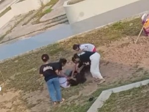 Heboh Duel Remaja Putri di Kawasan OPI Jakabaring, Diduga Rebutan Kekasih