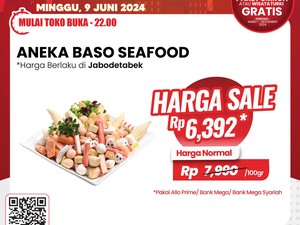 Ayo Diborong Bun, Aneka Bakso Seafood Cuma Rp 6 Ribuan/100 Gram