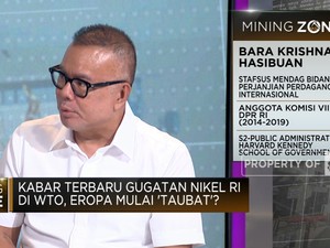 Video: Ada Kabar Baru Gugatan Nikel RI di WTO, Eropa Mulai 'Tobat'?