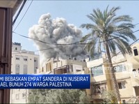Demi Bebaskan 4 Sandera di Nuseirat, Israel Bunuh 274 Warga Palestina