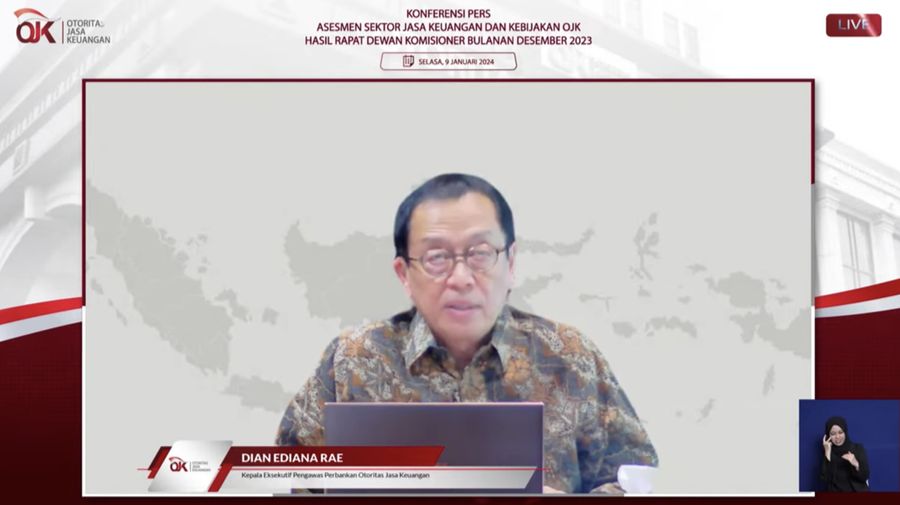 Dian Ediana Rae. (Tangkapam layar Youtube Otoritas Jasa Keuangan)