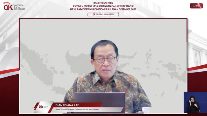 Dian Ediana Rae. (Tangkapam layar Youtube Otoritas Jasa Keuangan)