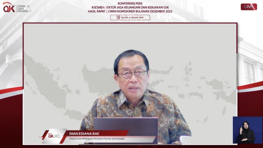 Dian Ediana Rae. (Tangkapam layar Youtube Otoritas Jasa Keuangan)
