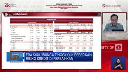 Video: Era Suku Bunga Tinggi, OJK Beberkan Risiko Kredit di Perbankan