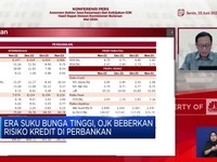 Video: Era Suku Bunga Tinggi, OJK Beberkan Risiko Kredit di Perbankan