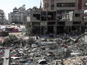 Jeritan Anak-anak Gaza saat Sekolah Tempat Warga Mengungsi Dihantam Rudal