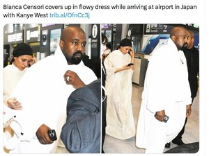 Kanye West Dituntut Pelecehan Seks, Bianca Censori Tiba-tiba Tampil Tertutup