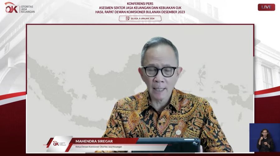 Mahendra Siregar. (Tangkapam layar Youtube Otoritas Jasa Keuangan)
