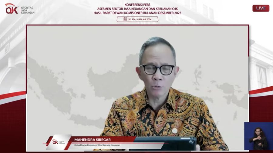 Mahendra Siregar. (Tangkapam layar Youtube Otoritas Jasa Keuangan)