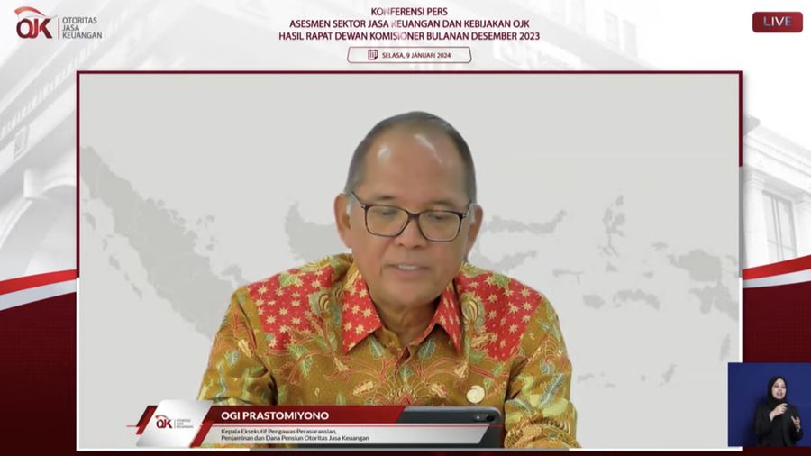 Ogi Prastomiyono. (Tangkapam layar Youtube Otoritas Jasa Keuangan)