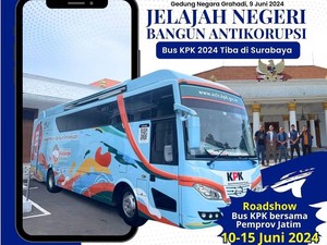 Roadshow Bus KPK Digelar di Surabaya, Ini Rangkaian Kegiatannya