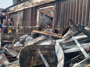 Ruko di Mlese Klaten Ludes Terbakar, Kerugian Ditaksir Ratusan Juta