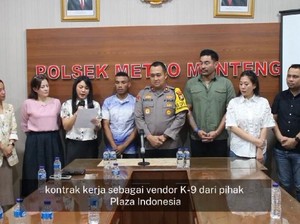 Polisi: Sekuriti Plaza Indonesia Pukul Anjing gegara Terkam Kucing