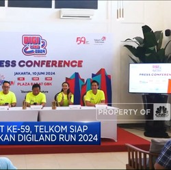Video:Peringati HUT Ke-59, Telkom Siap Selenggarakan Digiland Run 2024