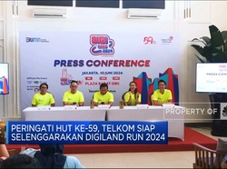 Video:Peringati HUT Ke-59, Telkom Siap Selenggarakan Digiland Run 2024