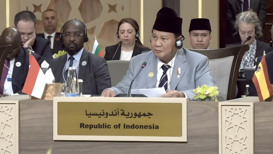 Prabowo Subianto di Amman Yordania