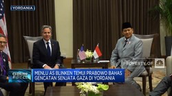 Menlu AS Blinken Temui Prabowo Bahas Gencatan Senjata Gaza di Yordania