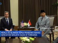 Menlu AS Blinken Temui Prabowo Bahas Gencatan Senjata Gaza di Yordania