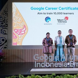 Percepat Transformasi Digital, Telkom dan Google Salurkan Beasiswa