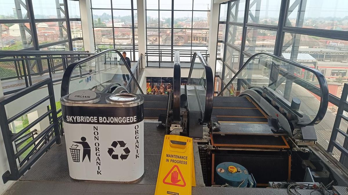Ilustrasi berita Nasional: Perbaikan Eskalator Skybridge Stasiun Bojonggede Ditargetkan Beres Desember