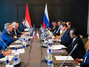 Airlangga-Mendag EEC Dorong Penyelesaian Perundingan Indonesia-EAEU FTA