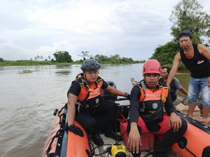 Perahu Sampan Dihantam Ombak, Lansia di Banyuasin Dilaporkan Hilang