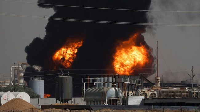 Arab Memanas! Ladang Minyak Irak Garapan AS Diguncang Ledakan