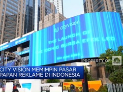 City Vision Hadirkan Reklame Yang Tampilkan Harga Saham Real Time