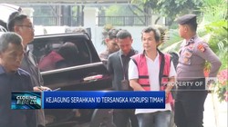 Video: Kejagung Serahkan 10 Tersangka Korupsi Timah ke Kejari Jaksel