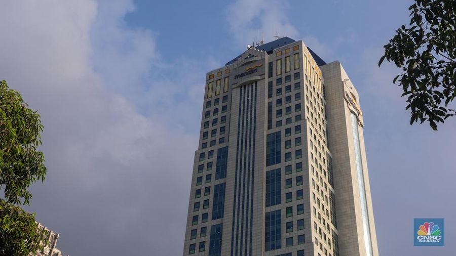 Ilustrasi Gedung Bank Mandiri. (CNBC Indonesia/Faisal Rahman)
