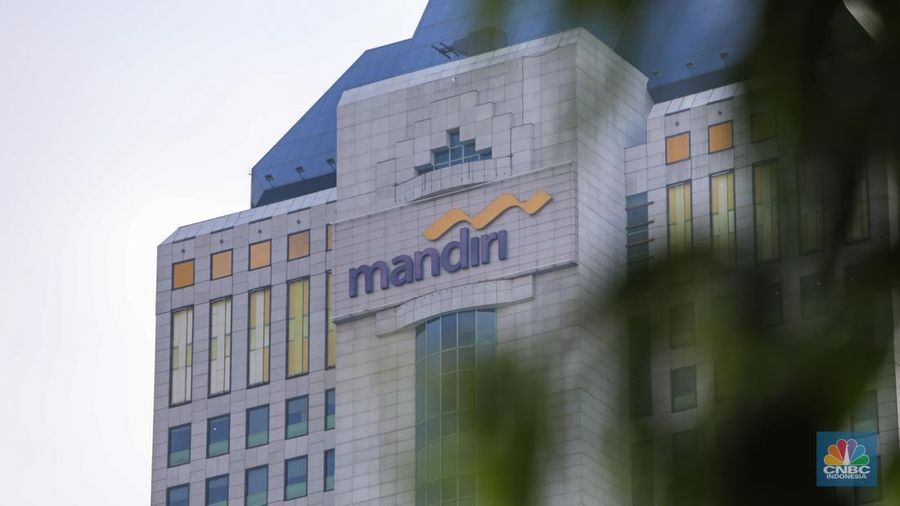 Ilustrasi Gedung Bank Mandiri. (CNBC Indonesia/Faisal Rahman)