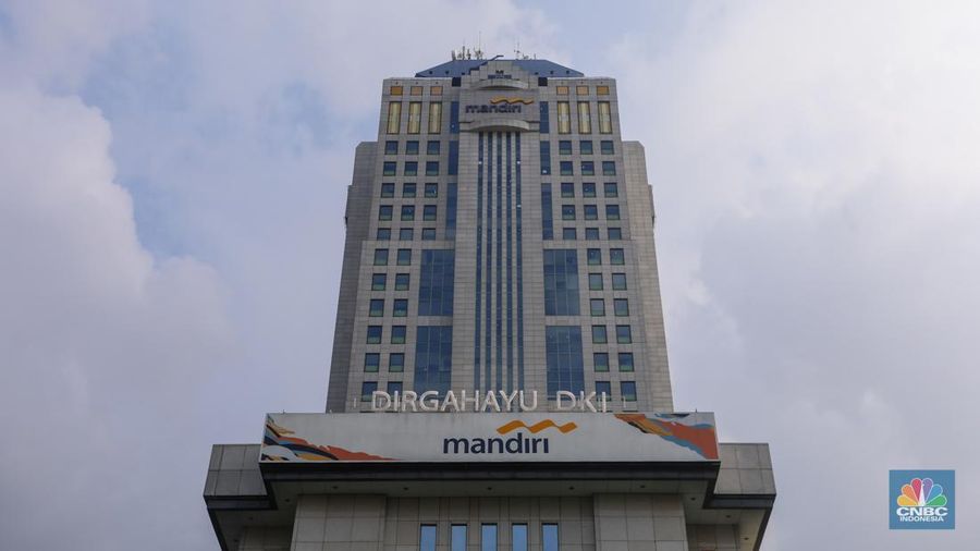 Ilustrasi Gedung Bank Mandiri. (²©²ÊÍøÕ¾/Faisal Rahman)
