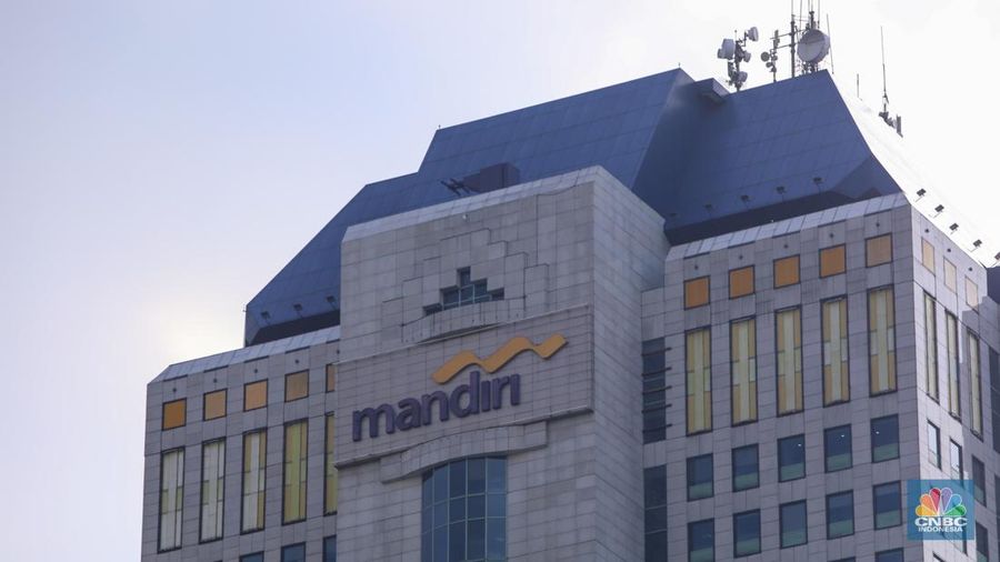 Ilustrasi Gedung Bank Mandiri. (²©²ÊÍøÕ¾/Faisal Rahman)