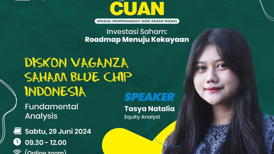 Kelas Cuan Diskon Vaganza Saham Blue Chip Indonesia