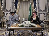 Prabowo Temui Pangeran MBS di Arab Saudi, Ada Apa?