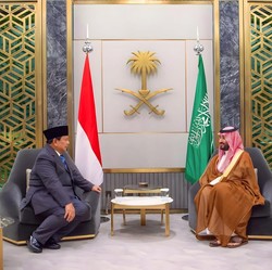 Prabowo 'Empat Mata' dengan Pangeran MBS, Saling Curhat soal Palestina