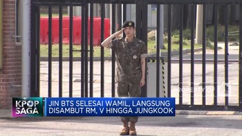 Video: Jin BTS Selesai Wamil, Langsung Disambut RM, V Hingga Jungkook
