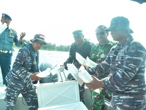 Lanal Banten Gagalkan Penyelundupan Benih Lobster yang Rugikan Negara Rp 7 M