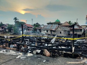 Rumah dan Motor di Palembang Hangus Terbakar