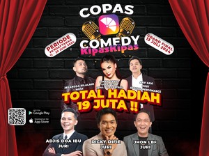 Yuk Ikut Stand Up Comedy KipasKipas, Berhadiah Total Rp 19 Juta!
