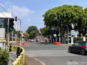 Sempat Mati, Traffic Light Dekat Istana Presiden Sudah Berfungsi Lagi