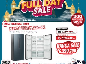 Beli Kulkas di Transmart Full Day Sale Bisa Hemat Rp 2 Jutaan!